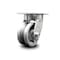 Service Caster 4 Inch Kingpinless V Groove Semi Steel Wheel Swivel Top Plate Caster SCC SCC-KP30S420-VGR - alternate 1
